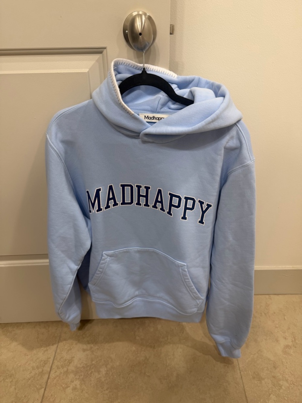 Mad Happy Medium Blue Hoodie. 💙⚡️
